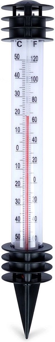 Buitenthermometer Wit Ingeslagen 23 cm - Thermometer voor Buiten - Temperatuurmeter
