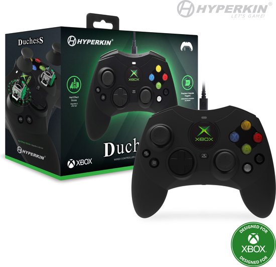 Hyperkin - DuchesS - manette filaire pour Xbox Series|S /XBOX1/Windows 11|10 (noir)