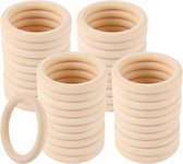NAIKUDAGE 50 stuks houten ringen om te knutselen, natuurlijke houten ringen, onafgewerkte houten ring, houten ringen, macramé voor doe-het-zelf sieraden, macramé, armband, hangers, sieraden maken NAIKUDAGE 50 stuks houten ringen om te knutselen, natuurlijke houten ringen, onafgewerkte houten ring, houten ringen, macramé voor doe-het-zelf sieraden, macramé, armband, hangers, sieraden maken