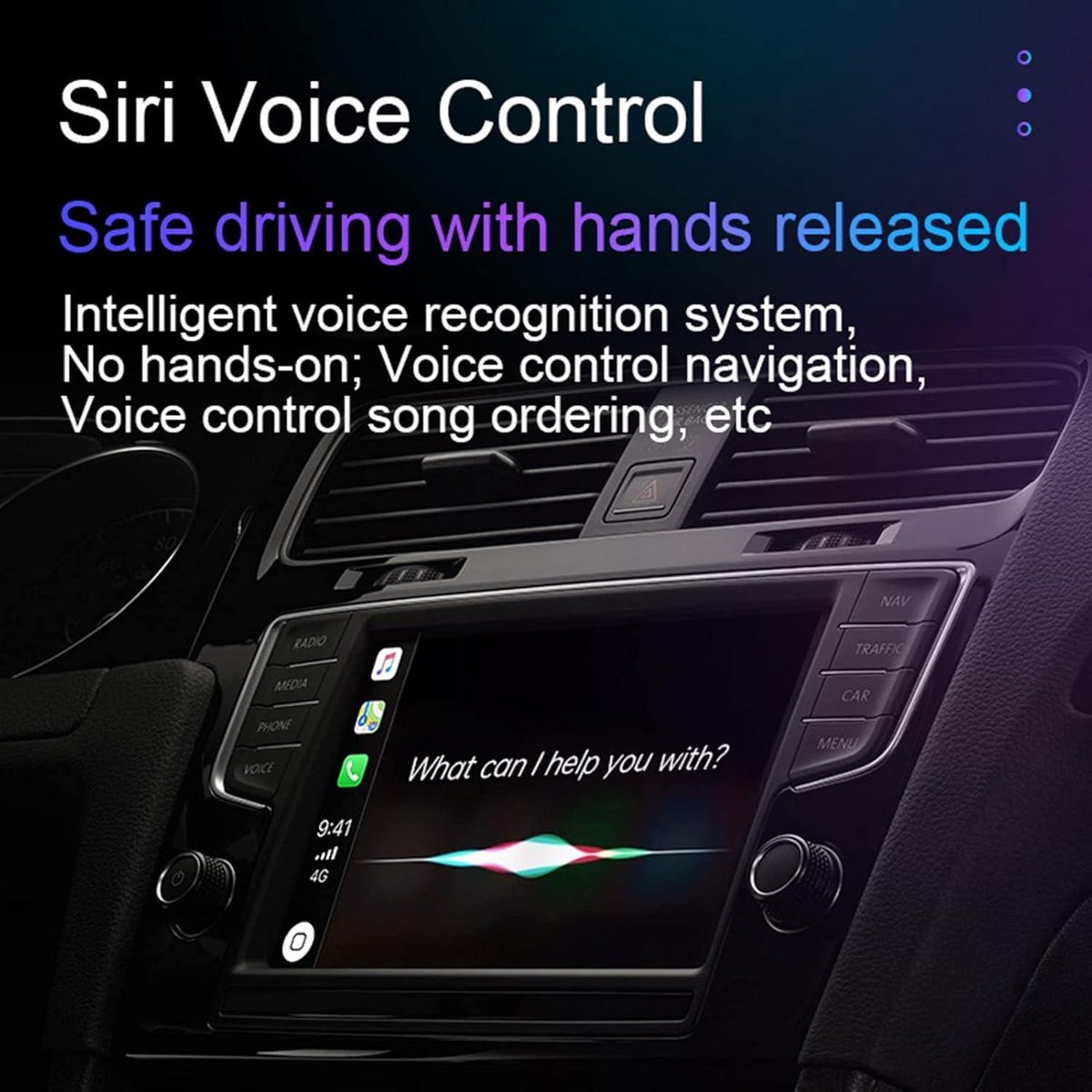 Bekabelde Carplay Dongle, Carplay Adapter GPS-navigatie