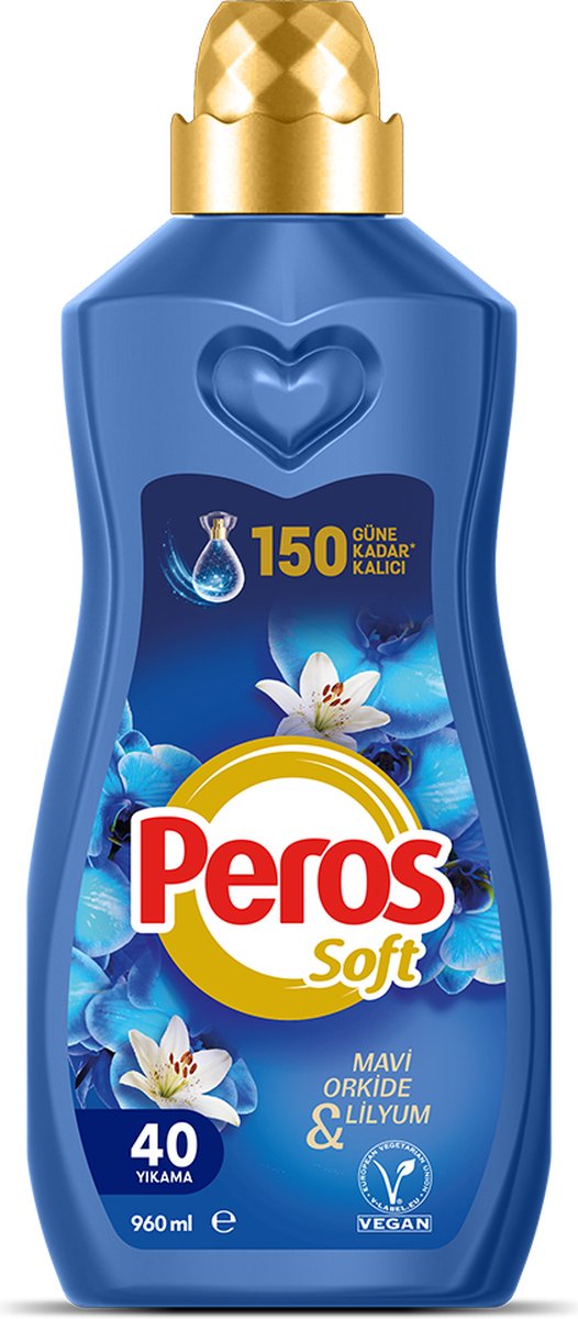 Peros Soft Geconcentreerde Wasverzachter - Blauwe Orchidee & Lelies -2x1440ml