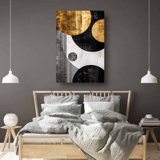 Tableau textures - Tableaux d'art abstrait - Décoration murale Art Deco - Tableaux classiques - Toile avec cadre tableau salon - Décoration murale toile avec cadre 75x100 cm