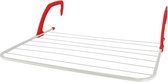 Bol.com Compact en opvouwbaar droogrek voor balkon - op sterke en veilige structuur - robuust materiaal - 63 x 50 x 31 cm aanbieding