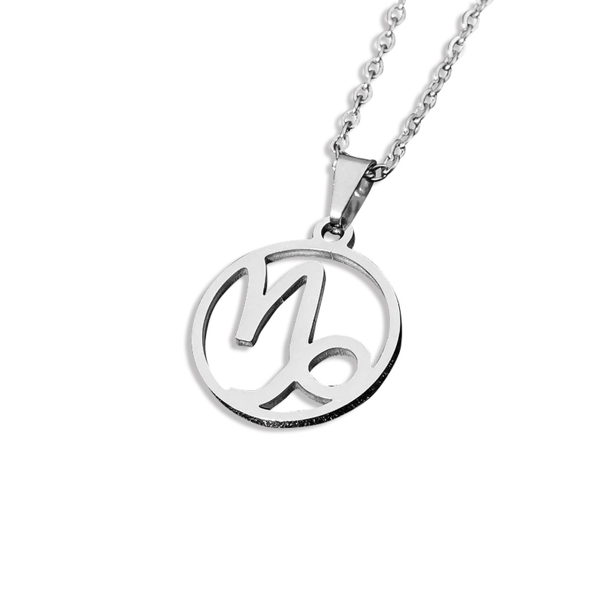 Sterrenbeeld ketting zilverkleur Steenbok