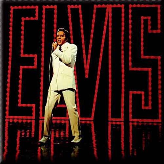 Elvis Presley - 68 Special - Koelkast magneet - 7.5 x 7.5 cm