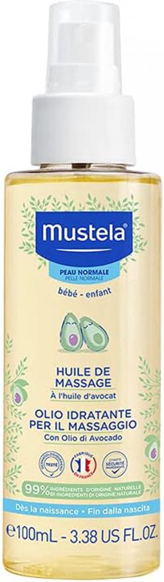 Goedkoopste Mustela Baby Massage Olie Normale Huid 100 ml