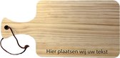 Gepersonaliseerde Borrelplank - Gepersonaliseerd- 37x18 cm - Serveerplank - Tapasplank - Vaderdag cadeau