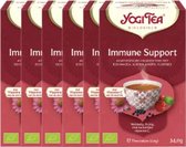 Pack économique de soutien immunitaire Yogi Tea - 6 paquets de 17 sachets de thé
