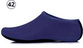 Livano Waterschoenen Voor Kinderen & Volwassenen - Aqua Shoes - Aquaschoenen - Afzwemschoenen - Zwemles Schoenen - Marineblauw - Maat 42