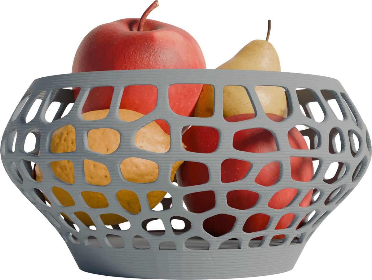 Fiastra® Brescia - fruitschaal - grijs - 35 cm