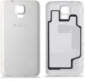 Voor Samsung Galaxy S5 SM-G900 batterij cover -achterkant - wit