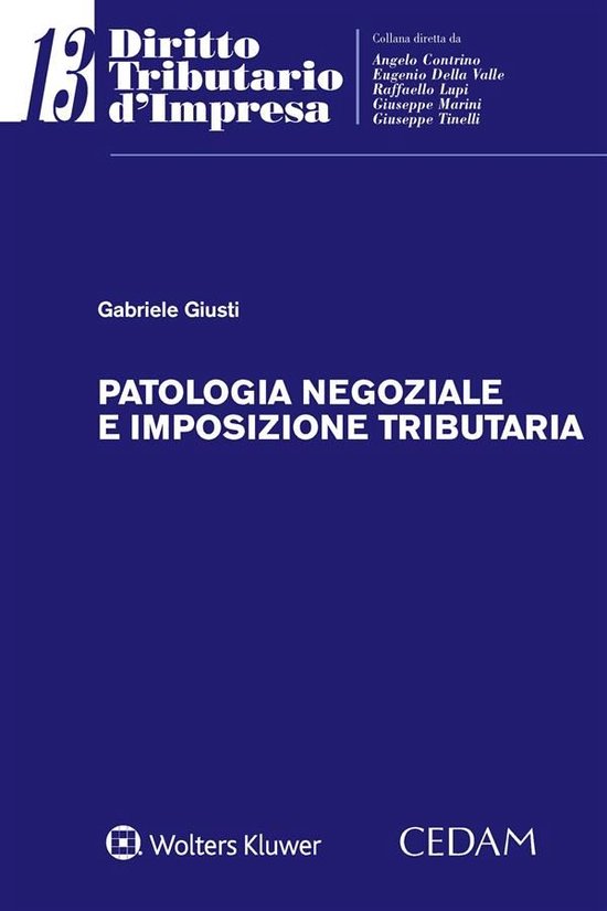 Patologia negoziale e imposizione tributaria - cover