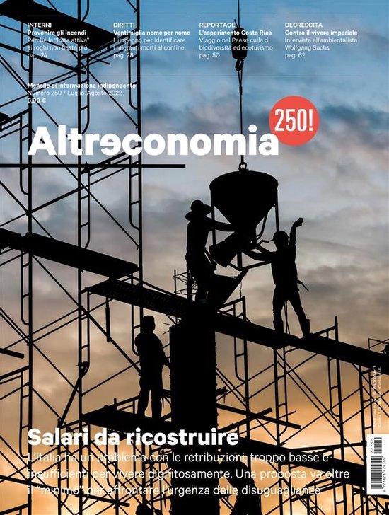 Altreconomia 250 - Luglio/Agosto 2022 - cover