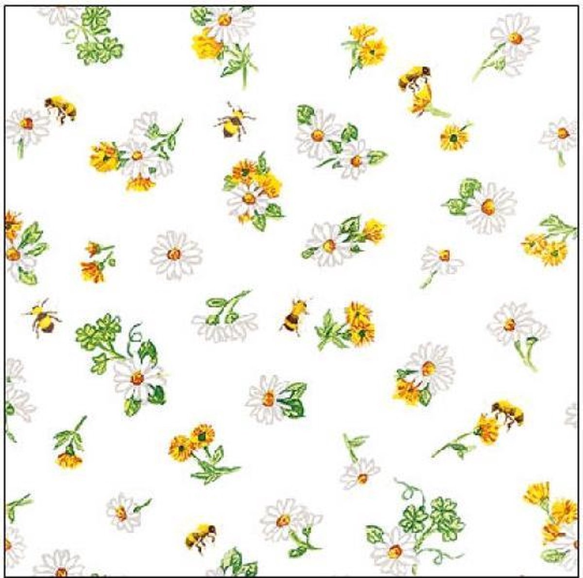 Ambiente - Servetten - Daisy all over - 25 x 25 cm - Voorjaar