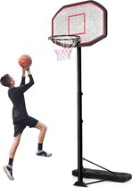 SureDeal® - Basketbal Standaard - Basketbalring - Basketbal - In Hoogte Verstelbaar - 200 tot 305 cm - Basketbalpaal