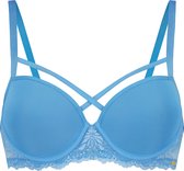 Sapph - Voorgevormde bh - Straps boven cups - Fabulous - Blauw - 75D