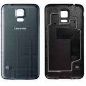 voor Samsung Galaxy S5 SM-G900 batterij cover -achterkant - zwart