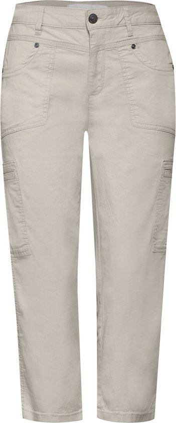 Pantalon femme Street One QR Yulius sportive L22 - pierre dolomite - Taille 36