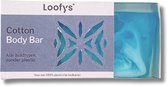 LOOFY'S - Voordeel deal- Lichaamszeep Cotton + Zeepbakje | Zeepblikje | [Cotton ] Voor de Droge Huid - Plasticvrij & Vegan - Loofys