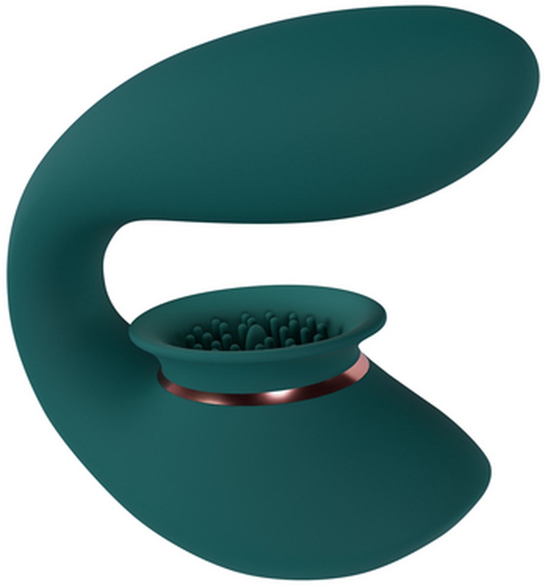 Goedkoopste Twitch 3 - Rechargeable Vibrator and Suction - Forest Green