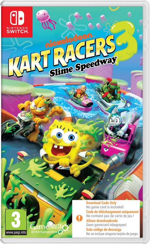 Nickelodeon Kart Racers 3: Slime Speedway - Switch (Code in a Box)