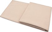 MindBaas - Yoga Handdoek - Fitness Handdoek - Antislip - Sneldrogend - Crème - 183 x 61 cm