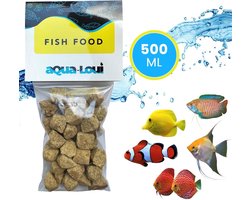 Aqua-Loui® - Gedroogd Visvoer - Tropisch Vissenvoer - Artemia - Drijvend Visvoer & Langzaam Zinkend Visvoer - Aquarium - Geschikt Voor Zoetwater & Zoutwater Vissen - 500ml
