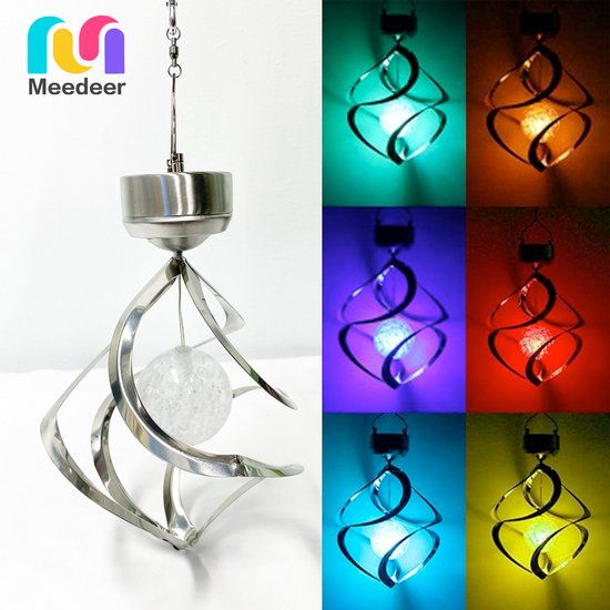 Mozaïek Glazen Bal Tuinverlichting Kleur Veranderende LED Zonne Licht Waterdichte Zonne-energie Tafellamp voor Indoor of Outdoor Decoraties (B