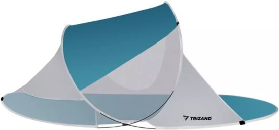 Trizand Pop-up Strandtent - 190x120x90cm - Met Mugennet - Ideaal voor Stranduitjes van Trizand — afbeelding 4