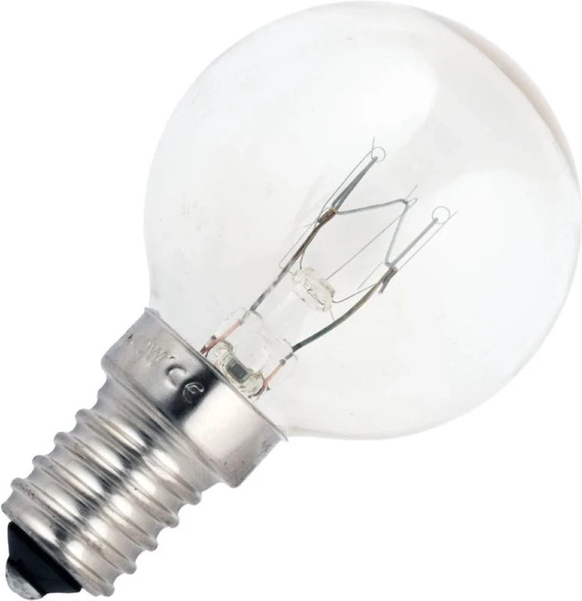 Schiefer E14 Kogel Gloeilamp | 25W 2700K 160lm 220V/240V | Dimbaar