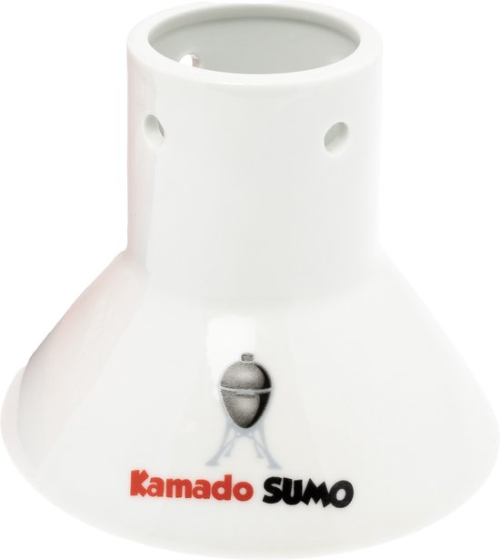 Foto: Kamadosumo beer can chicken grill standaard keramiek zwart