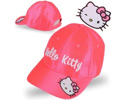 Hello Kitty Roze meisjespet met klep 54cm