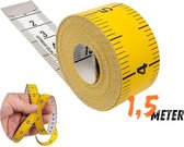 Meetlint Flexibel - 150cm - Voor naaien & kleding - Meetlint lichaam - Meetlint kleding 1,50 meter - Naaiaccesoires