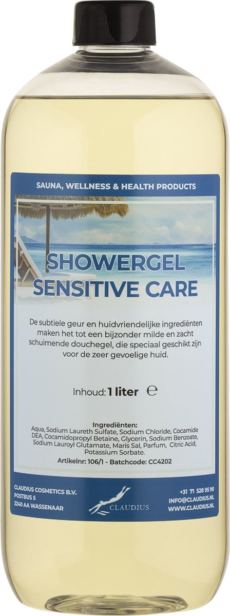 Goedkoopste Douchegel Sensitive Care 1 liter - Showergel