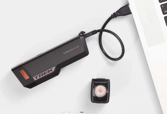 Trek Commuter Pro RT / Flare RT verlichting set USB oplaadbaar — afbeelding 4
