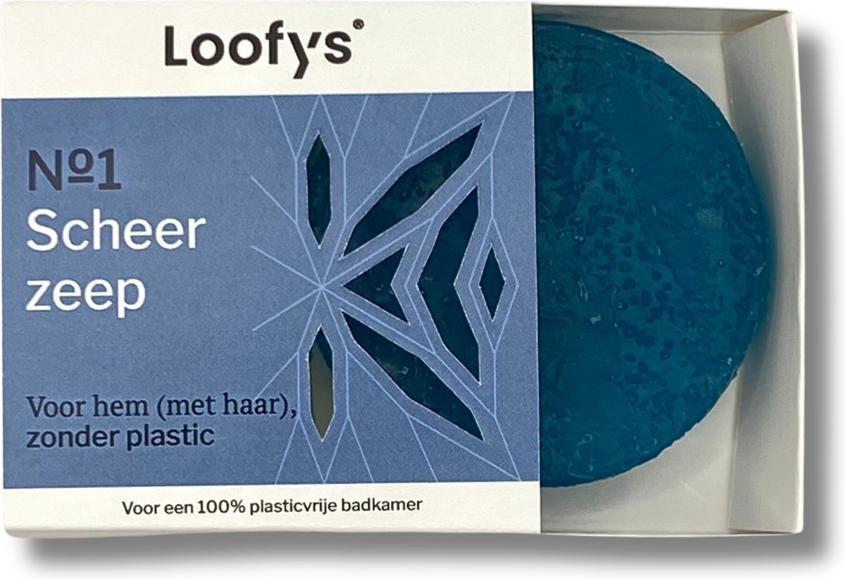 Goedkoopste Loofys® - 0 Plastic Scheerschuim - Frisse Geur van Lemongrass - Plasticvrije Scheerzeep- Voordeelverpakking - 100 Vegan - Alle Huidtypen - Loofys