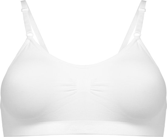 MAGIC Bodyfashion Comfort Bra with Spaghetti Straps White Vrouwen - Maat L