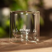 Planetary Design USA - ethoz™ Glass Tumblers - Dubbelwandige mok - Isolerend Glas - 235ml