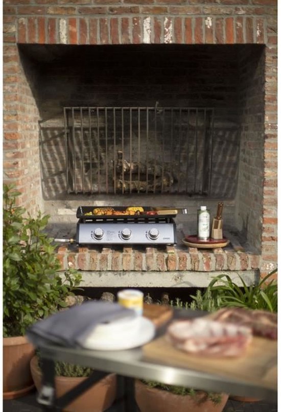 plancha gas 7.5kw geëmailleerde stalen plaat 61x38cm - livoo - doc277 van LIVOO — afbeelding 2