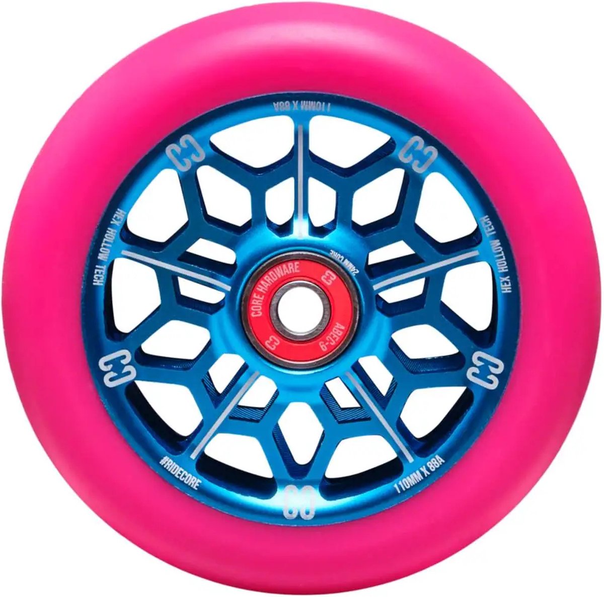 Core Hex Hollow Stuntstepwiel 110mm Roze