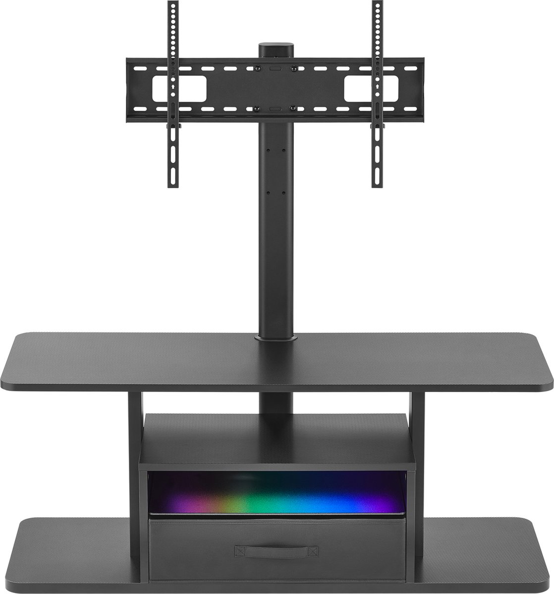 VDD TV-meubel - TV steun - TV kastje - met LED verlichting zwart