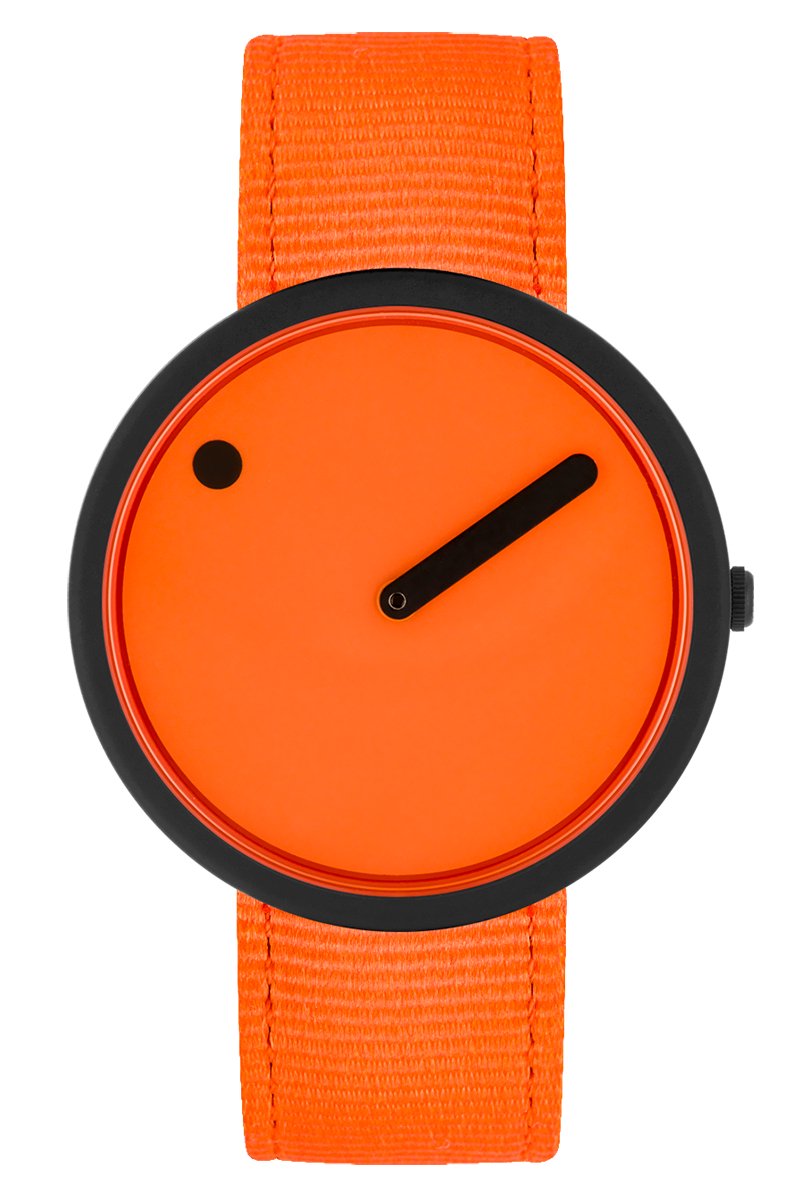 Picto Ocean Ghost Nets Signal Orange Designhorloge - Oranje - R44007-R008 - 40mm