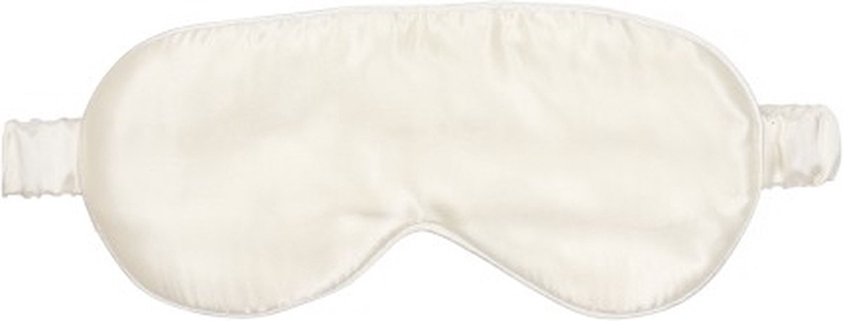 Bol.com Beauty Pillow® Luxury Silk Mask - slaapmasker - 100% pure Mulberry zijde - 22 momme - Pearl aanbieding