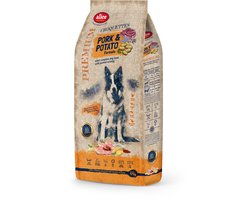 Alice Pork & Potato - Hondenvoer - Hondenbrokken - voor volwassen honden van alle middelgrote tot grote rassen - 17kg
