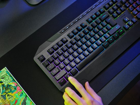 Clavier de Jeux Trust GXT 836 Evocx USB AZERTY Zwart