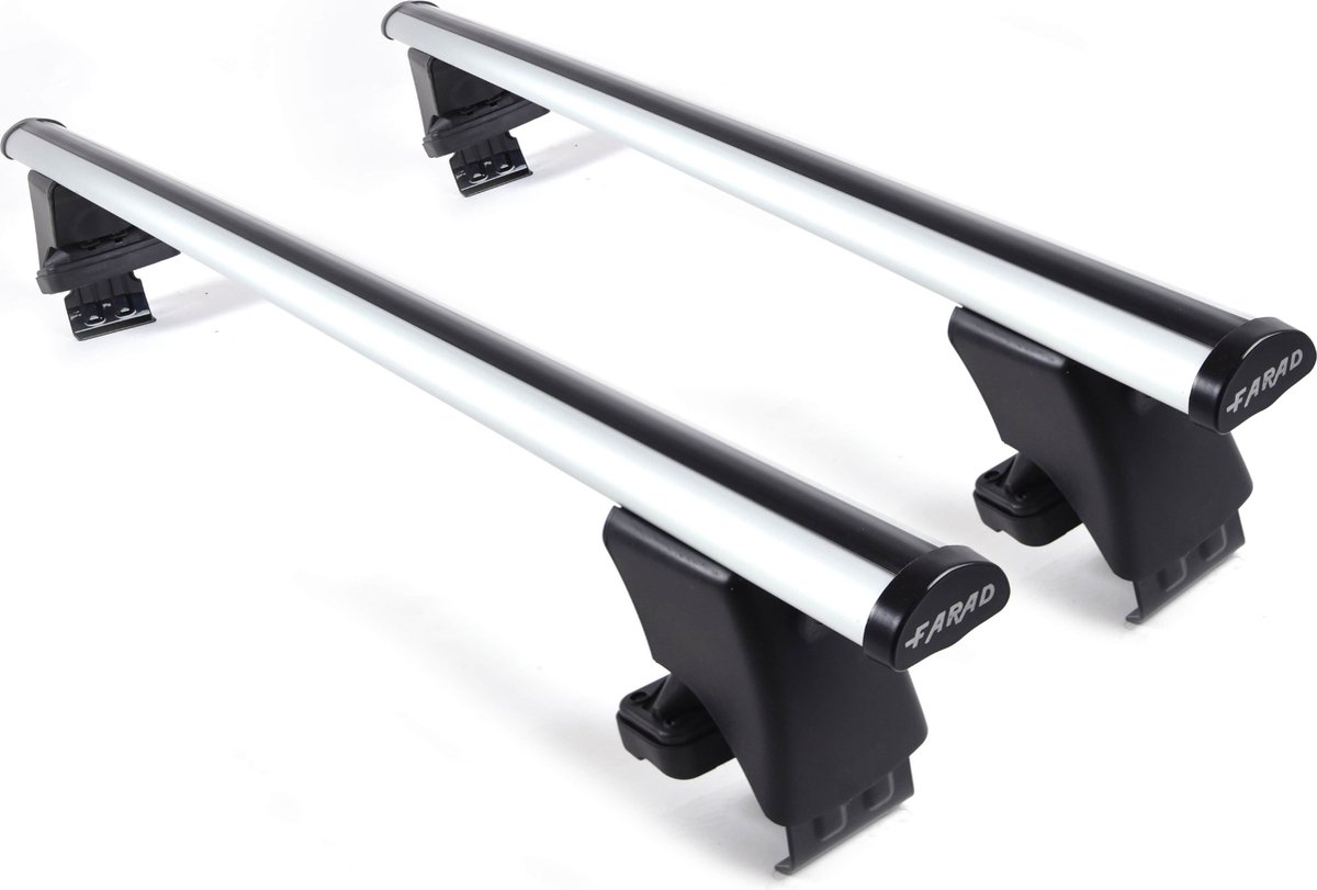 Dakdragers geschikt voor de BYD Dolphin vanaf 2021 glad dak - Aluminium - Hoog laadvermogen 100kg - Merk Farad