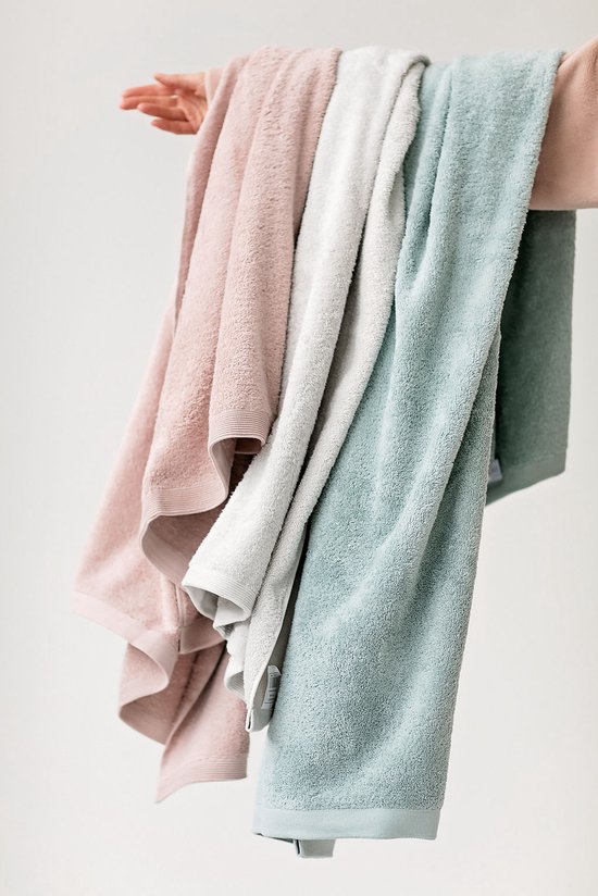 Casilin - Como - set van 2 douchelakens - 70x140cm -  Misty Pink - Roze