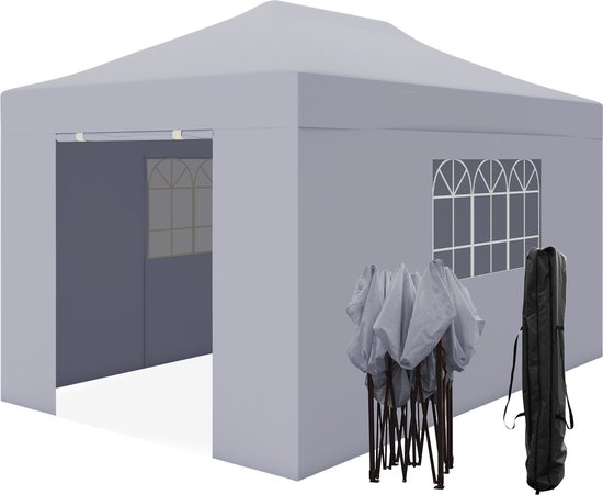 LifeGoods Partytent - Paviljoen - 3x4.5 m - Zijwanden