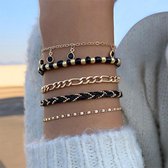 Bracelet Sorprese - Calme - Or - Bracelet Femme - Bracelets 5 Pièces - Cadeau - Modèle T