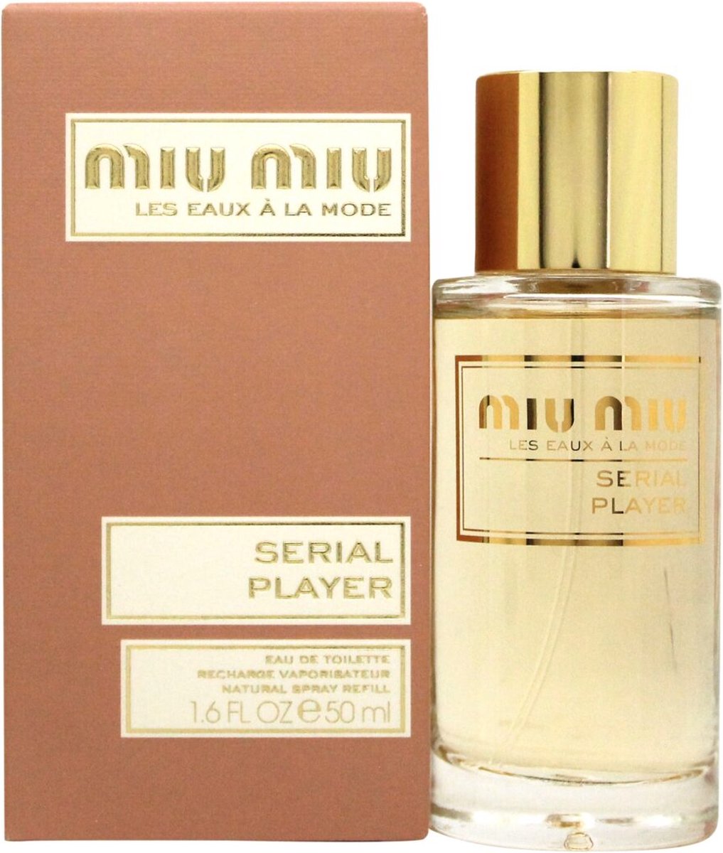Goedkoopste Miu Miu Serial Player Eau de Toilette 50ml Spray